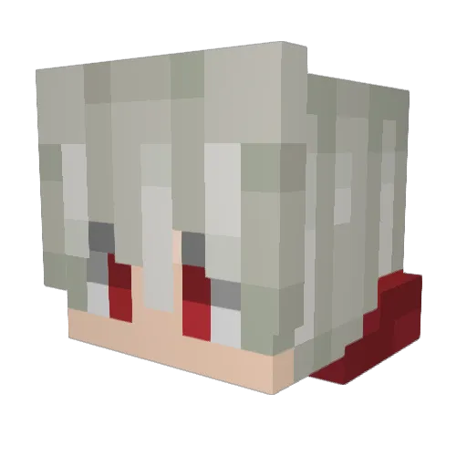 Kebab0609 Minecraft avatar head, 3D render