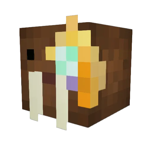 KebabEnForce Minecraft avatar head, 3D render