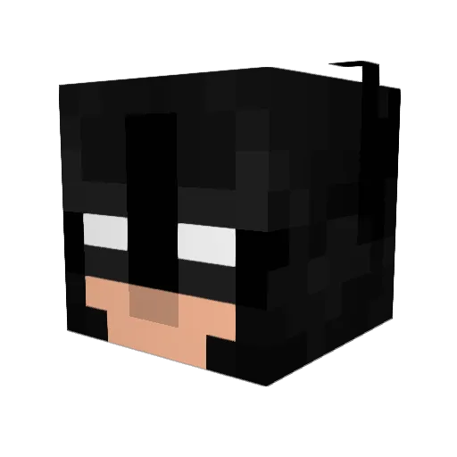 KebabOG Minecraft avatar head, 3D render