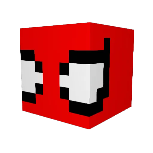 KebabTilMiddag Minecraft avatar head, 3D render