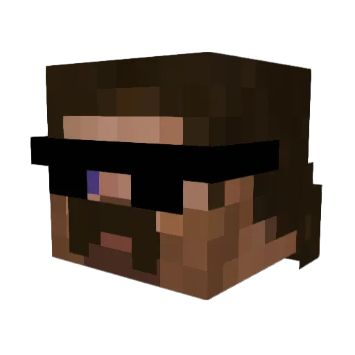 Kebab_King_ Minecraft avatar head, 3D render