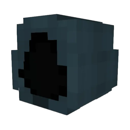 Kebabuz Minecraft avatar head, 3D render