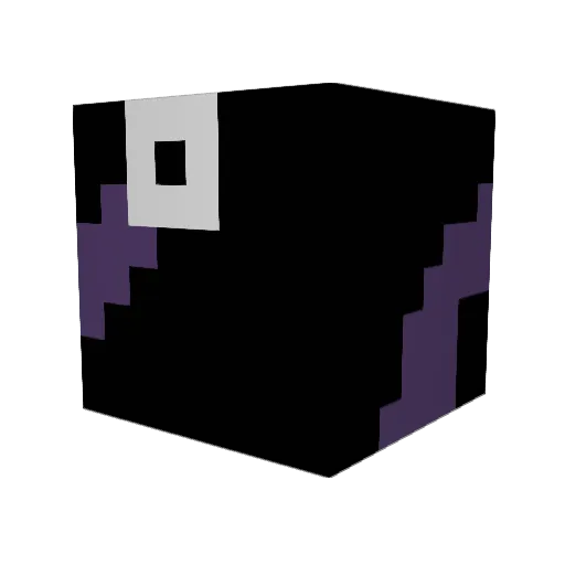 Kebanaz Minecraft avatar head, 3D render