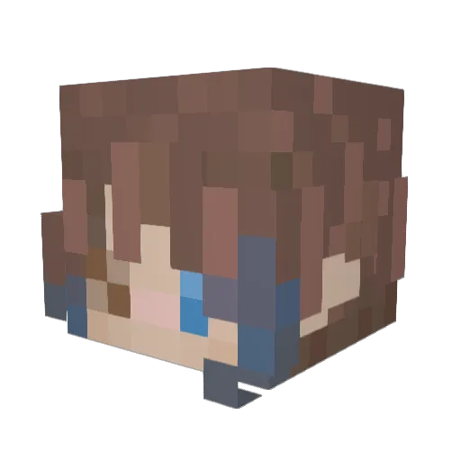 KebboStar Minecraft avatar head, 3D render
