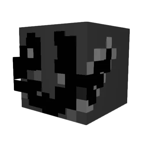 Kebvs Minecraft avatar head, 3D render
