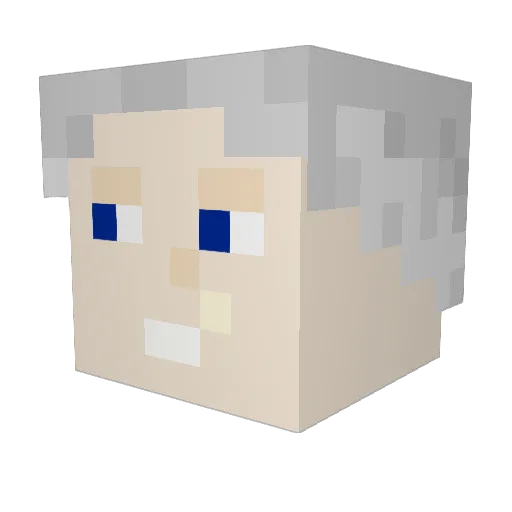 Kecko_Schmecko Minecraft avatar head, 3D render