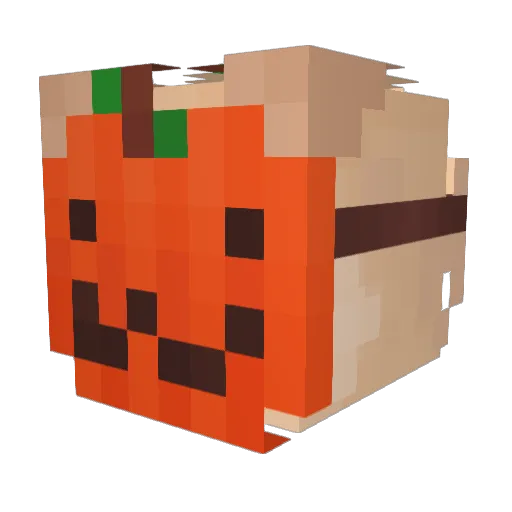 Kedam0no Minecraft avatar head, 3D render