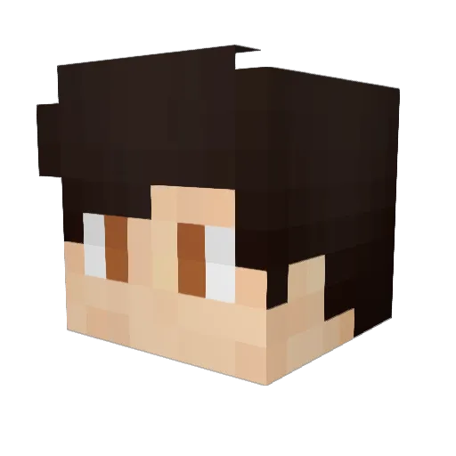 Kedryck Minecraft avatar head, 3D render