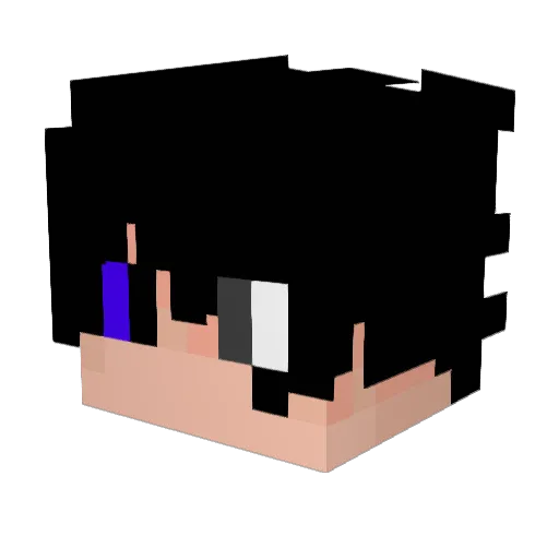 KedsOFC Minecraft avatar head, 3D render