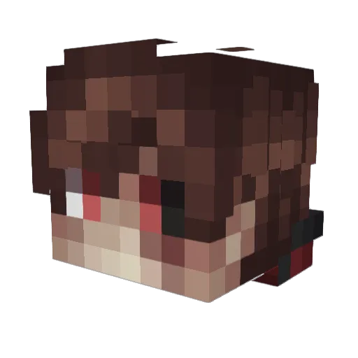 KedyYumBne Minecraft avatar head, 3D render