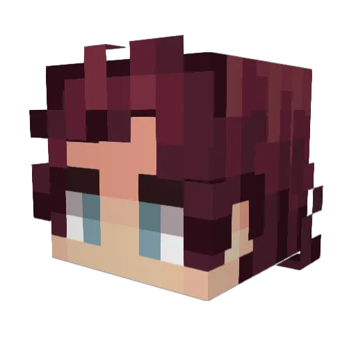 Keeb_0 Minecraft avatar head, 3D render