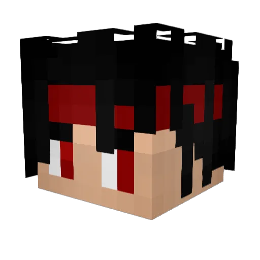 Keeeviin Minecraft avatar head, 3D render
