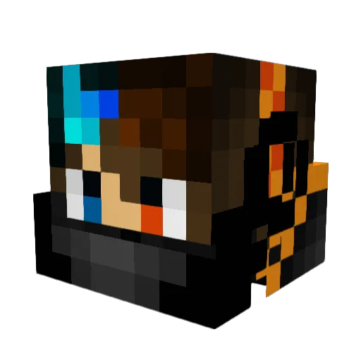 Keegan5770 Minecraft avatar head, 3D render