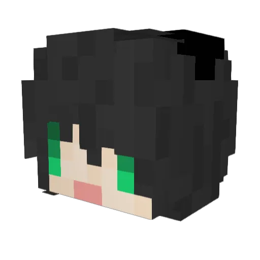 Keegan_R Minecraft avatar head, 3D render