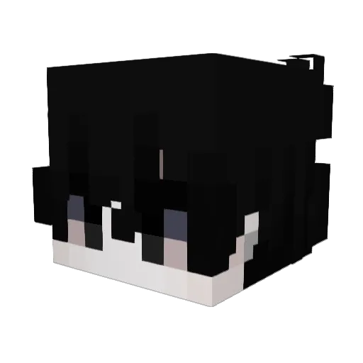 Keegandalf Minecraft avatar head, 3D render