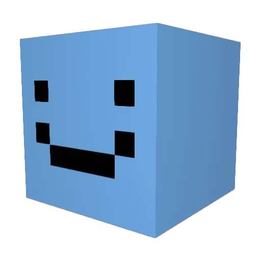 Keegars Minecraft avatar head, 3D render
