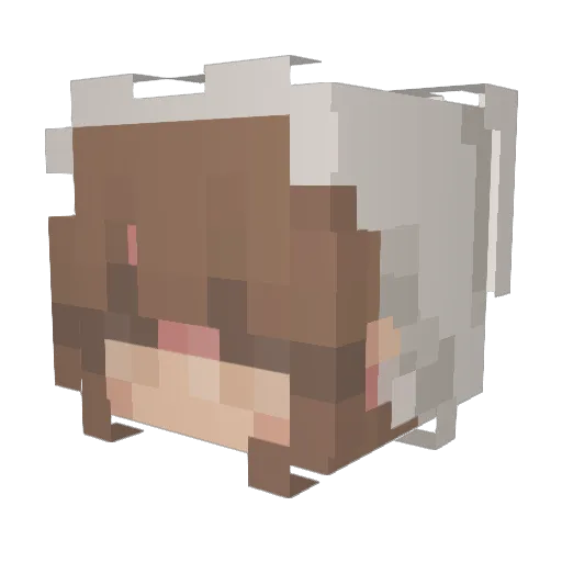 Keego15 Minecraft avatar head, 3D render