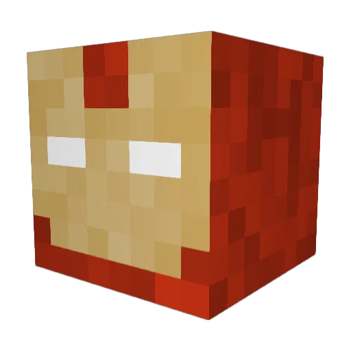 Keegs008 Minecraft avatar head, 3D render