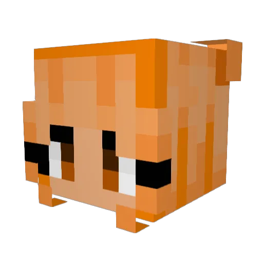 KeeksiePlays Minecraft avatar head, 3D render