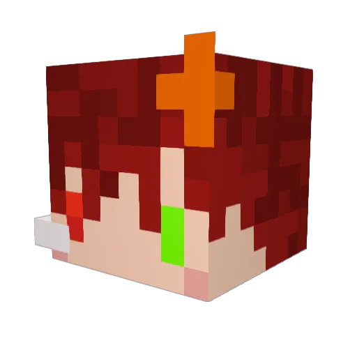 Keel_0814 Minecraft avatar head, 3D render