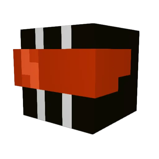 Keelasher Minecraft avatar head, 3D render