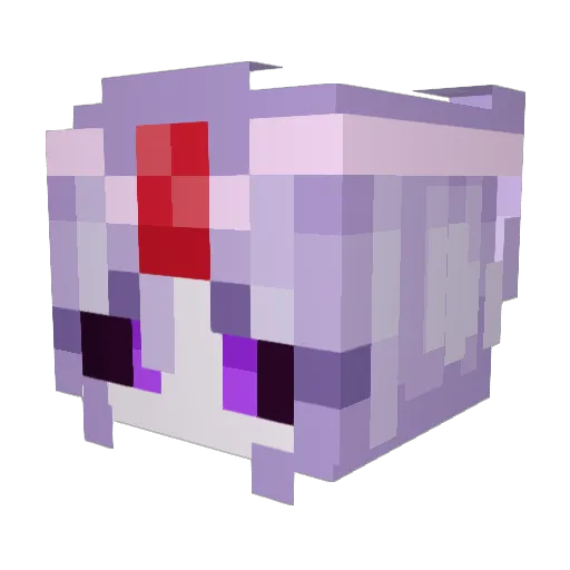 Keeliaa Minecraft avatar head, 3D render
