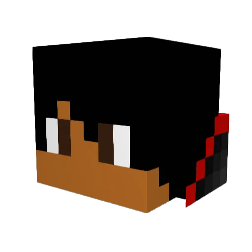 KeenKinsman Minecraft avatar head, 3D render
