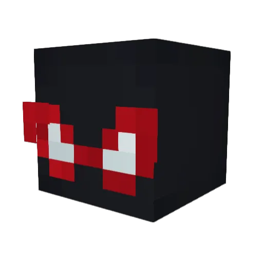 KeenanBalls Minecraft avatar head, 3D render