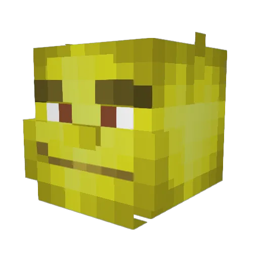 KeenanR Minecraft avatar head, 3D render