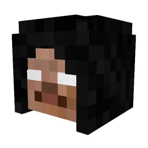 Keenan_c Minecraft avatar head, 3D render