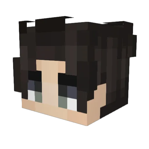 Keenn Minecraft avatar head, 3D render