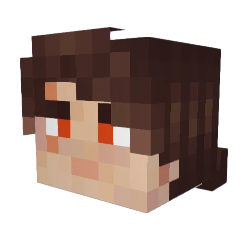 Keenz5 Minecraft avatar head, 3D render