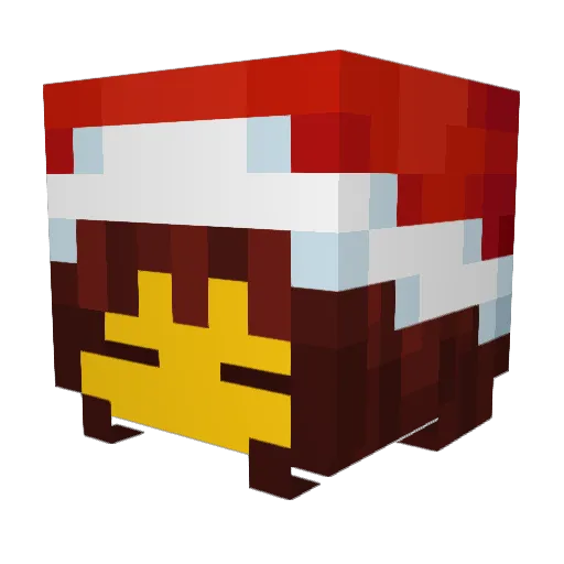KeepMee Minecraft avatar head, 3D render