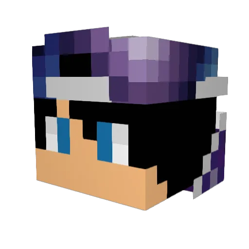 KeepYourRatings Minecraft avatar head, 3D render