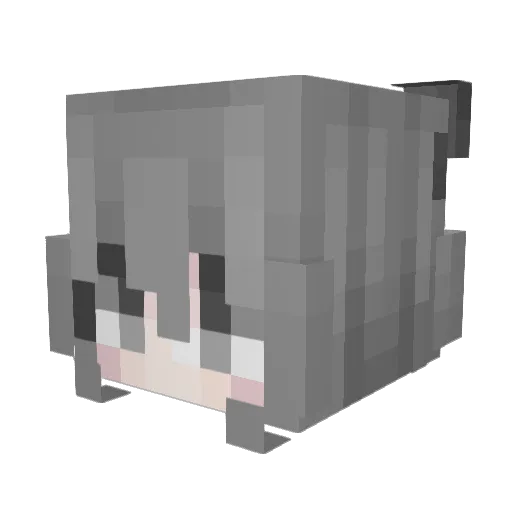 Keep_Alive Minecraft avatar head, 3D render