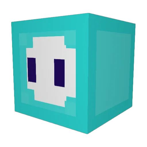 KeeperKim Minecraft avatar head, 3D render