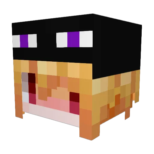KeeperOfRainbow Minecraft avatar head, 3D render