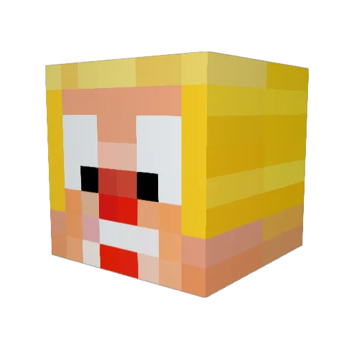 Keepertje8012 Minecraft avatar head, 3D render