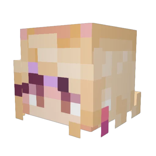 KeepingIt2Gether Minecraft avatar head, 3D render