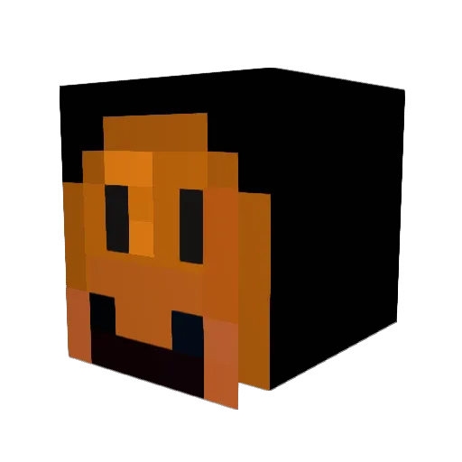 KeepoMC Minecraft avatar head, 3D render
