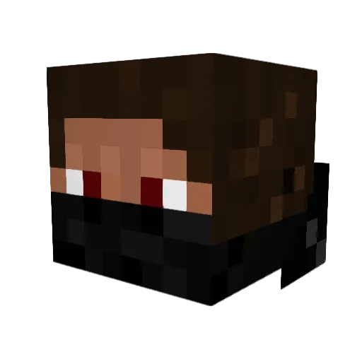 Keesemann Minecraft avatar head, 3D render