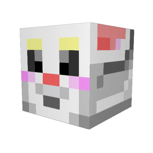 Keetay Minecraft avatar head, 3D render