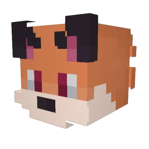 Keeth321 Minecraft avatar head, 3D render