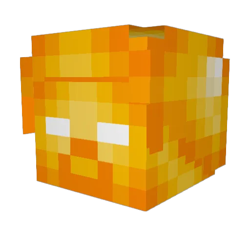 Keeuhn Minecraft avatar head, 3D render