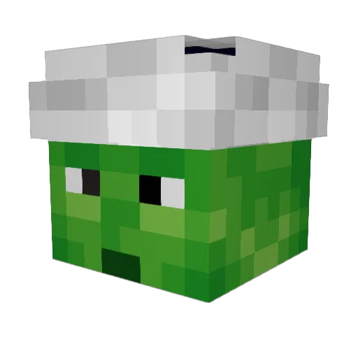 KeezyXT Minecraft avatar head, 3D render