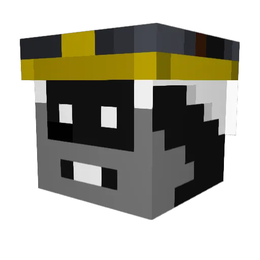 Kefo_Craft Minecraft avatar head, 3D render