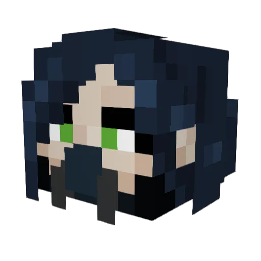 Kegger1635 Minecraft avatar head, 3D render