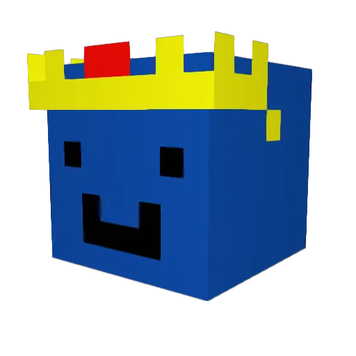 Kegzo216 Minecraft avatar head, 3D render