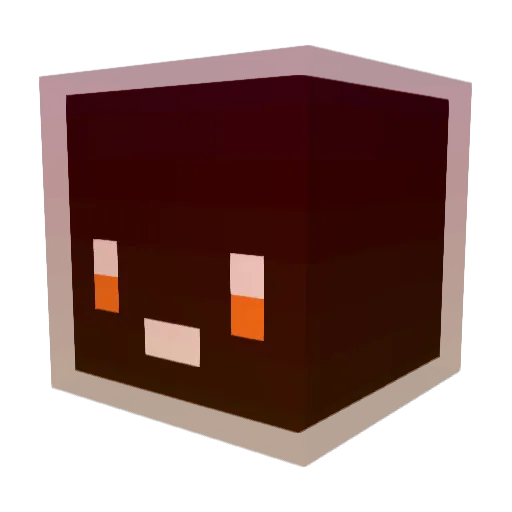 Kehbin_ Minecraft avatar head, 3D render