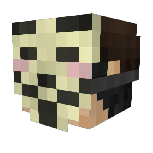 KeiMuller Minecraft avatar head, 3D render